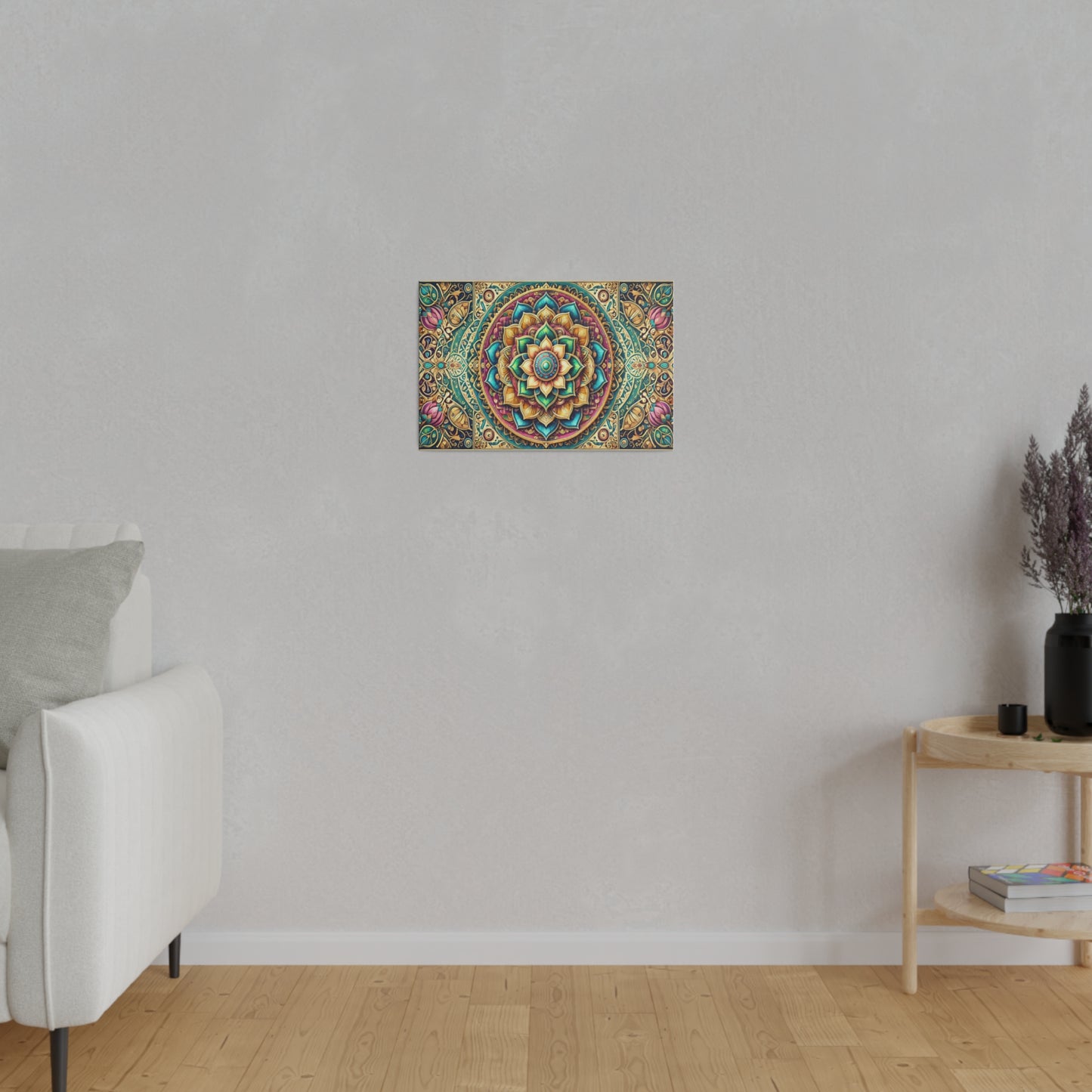 Mandala Orange - Star Jam Wall Art Matte Canvas, Stretched, 0.75"