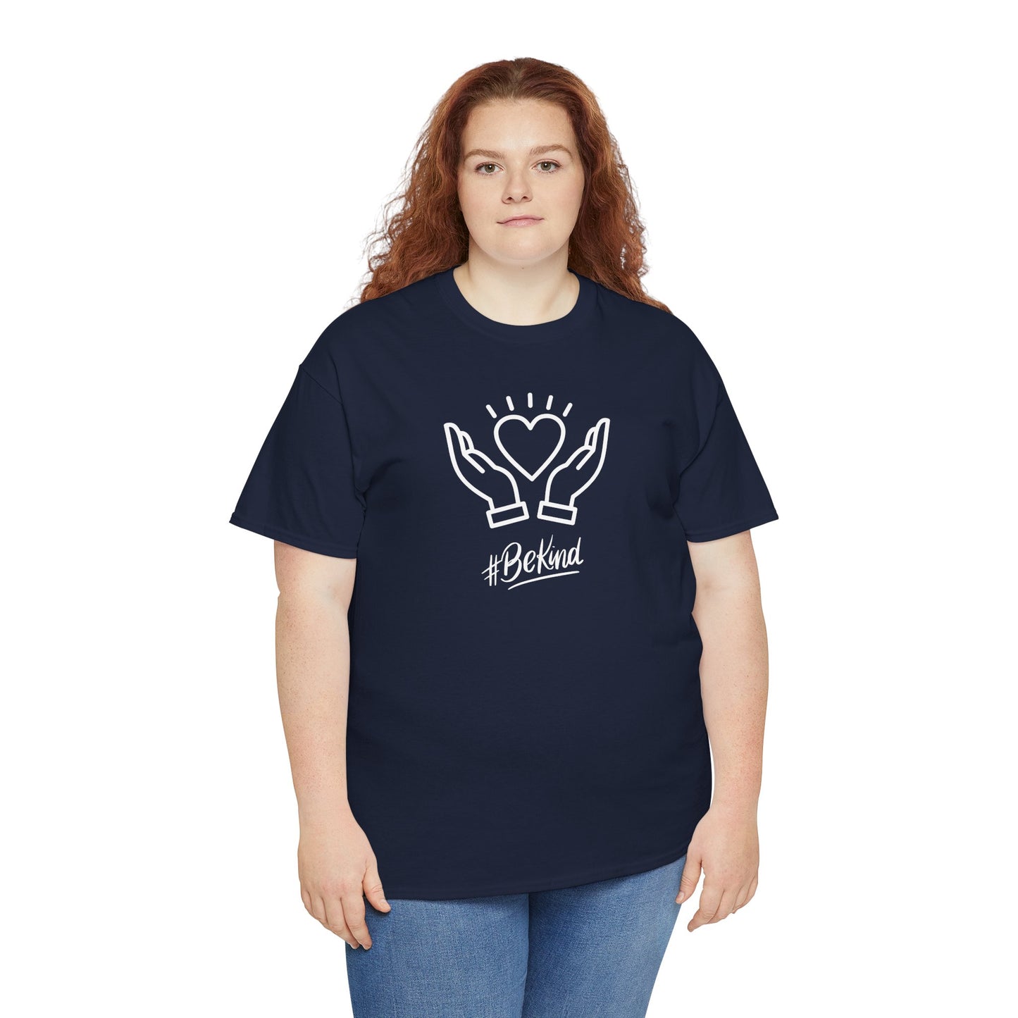 Motivational T-Shirt - #BeKind | Positive Vibes | Unisex Cotton Tee