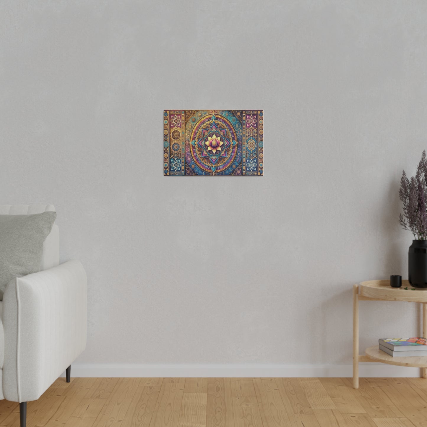 Mandala Blue - Star Jam Wall Art Matte Canvas, Stretched, 0.75"