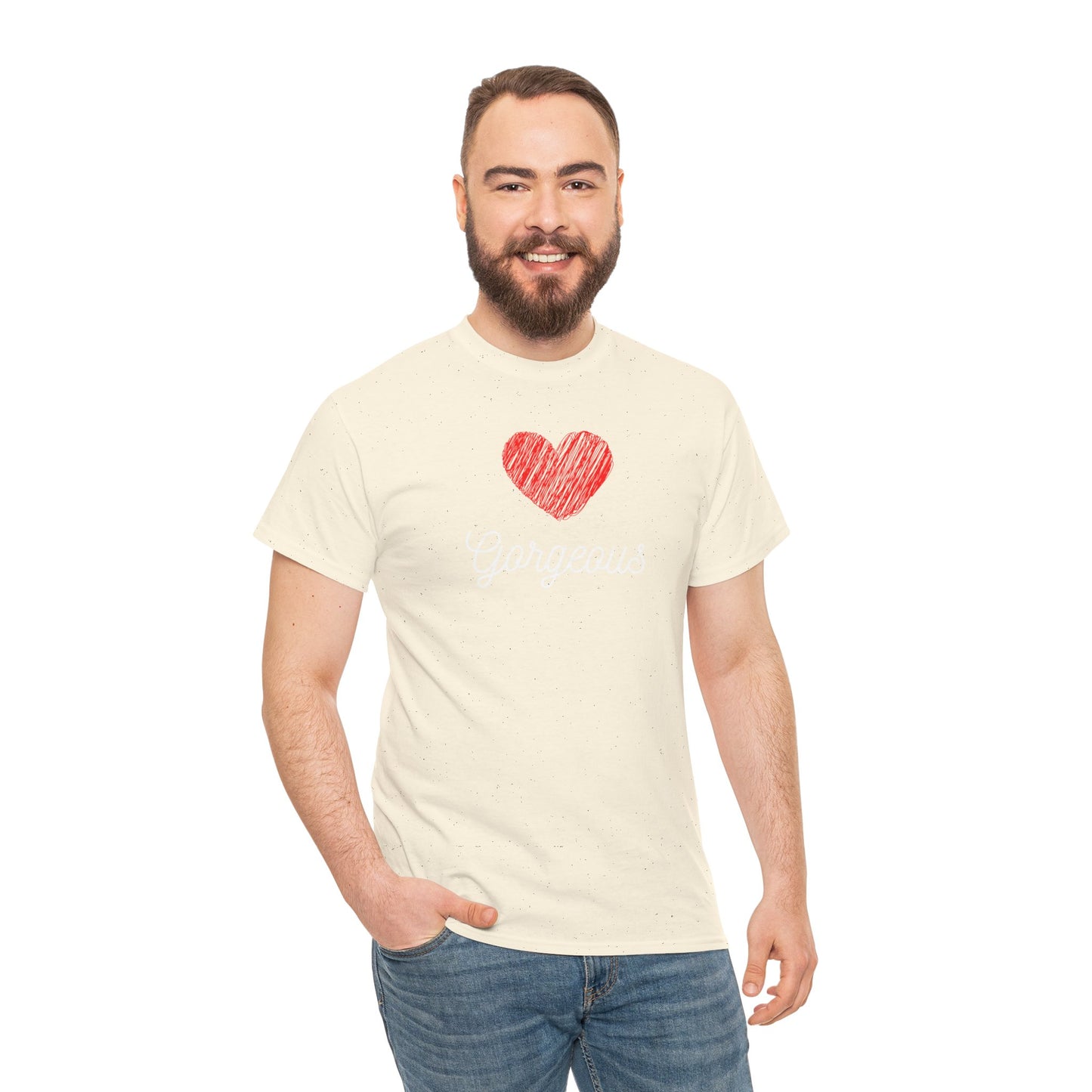 Gorgeous Heart Unisex Tee - Gorgeous Design