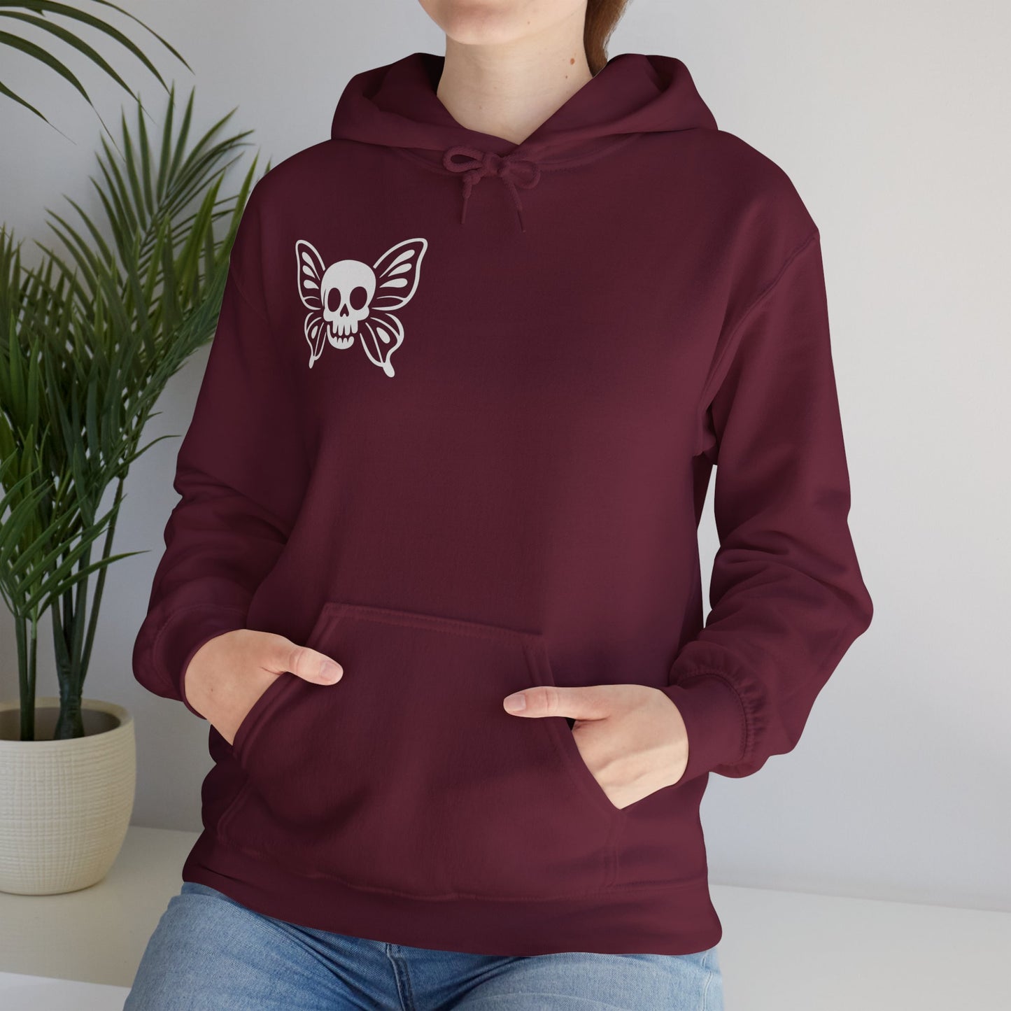 Pretty Skull Hoodie - Unisex Heavy Blend™ Sweatshirt