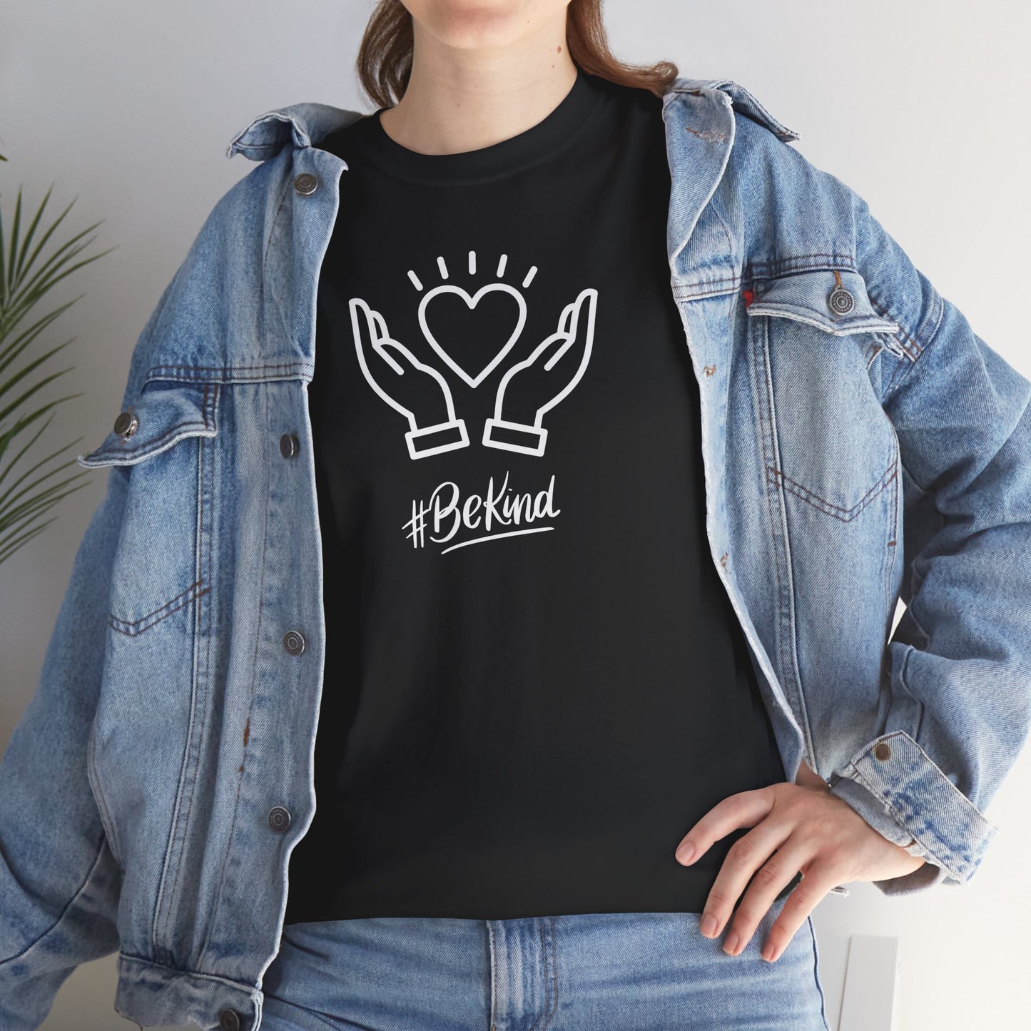 Motivational T-Shirt - #BeKind | Positive Vibes | Unisex Cotton Tee