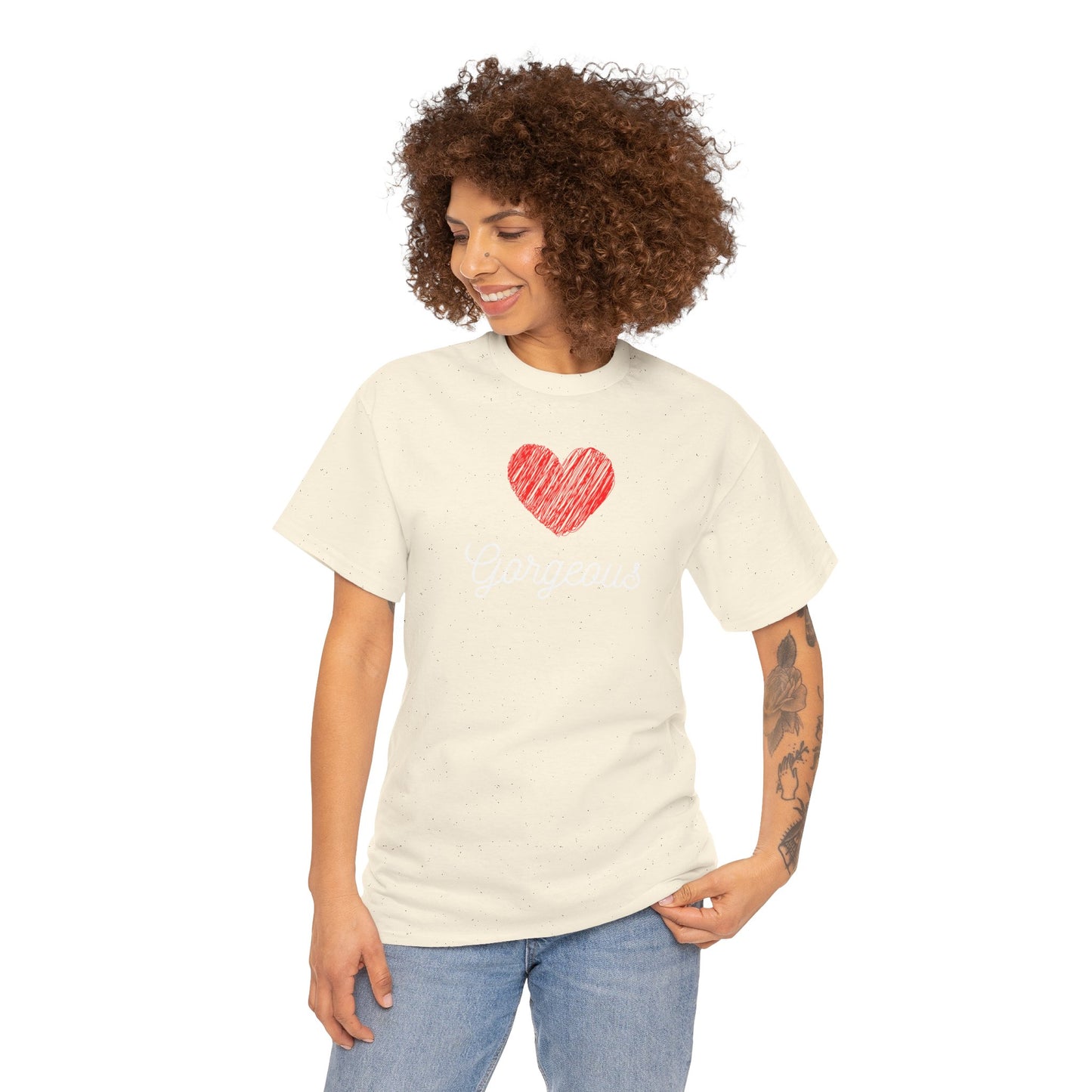Gorgeous Heart Unisex Tee - Gorgeous Design
