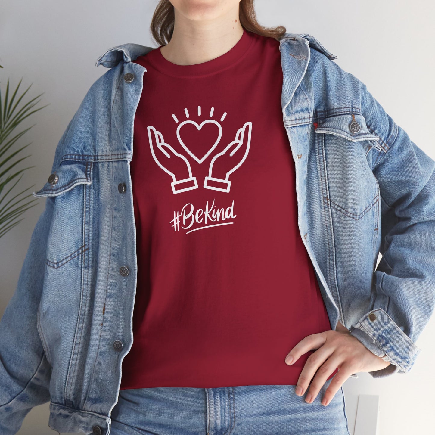 Motivational T-Shirt - #BeKind | Positive Vibes | Unisex Cotton Tee