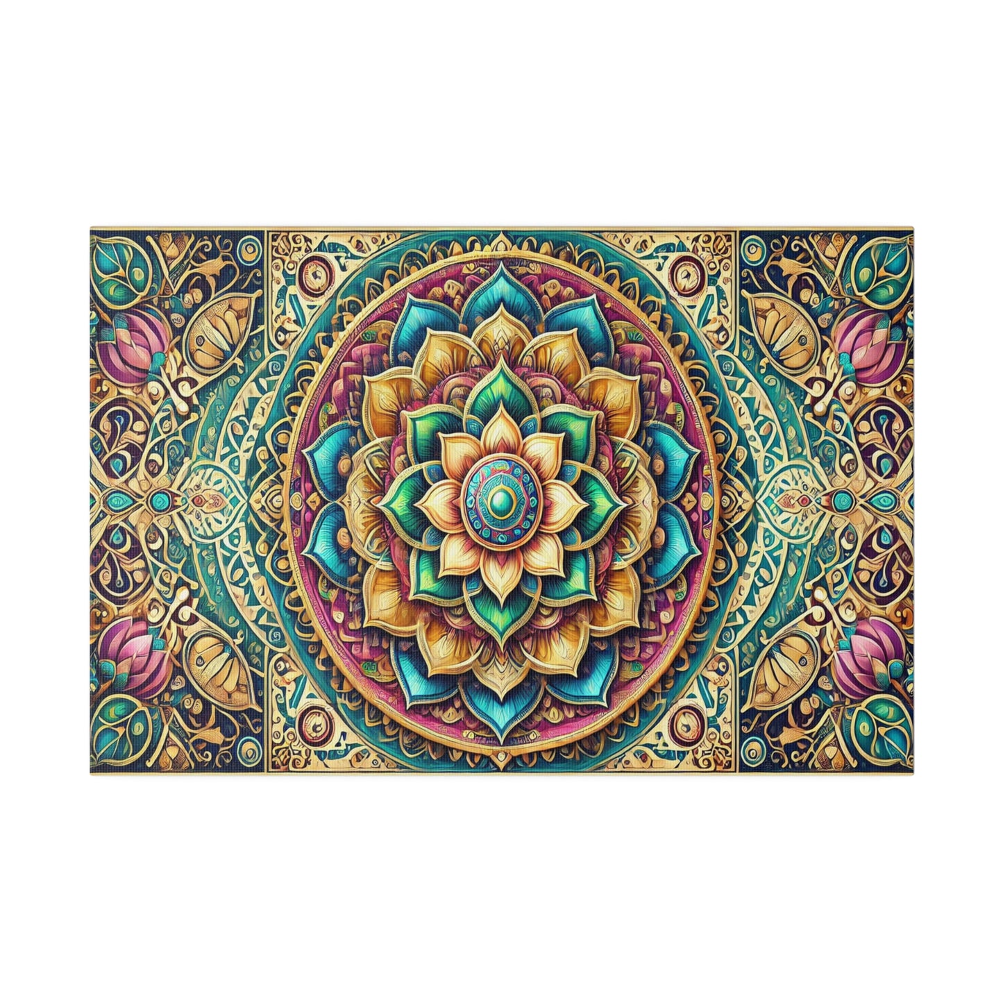 Mandala Orange - Star Jam Wall Art Matte Canvas, Stretched, 0.75"