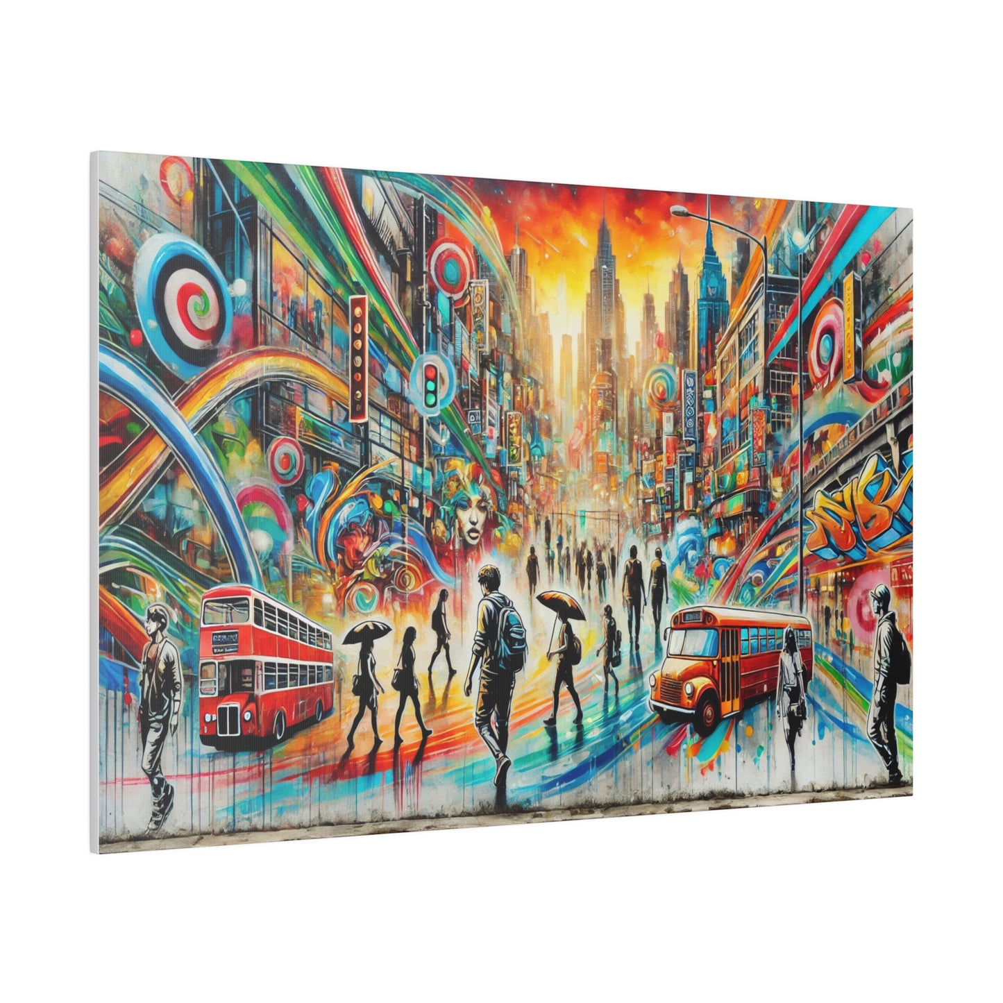 Velin - Star Jam Wall Art Matte Canvas, Stretched, 0.75"