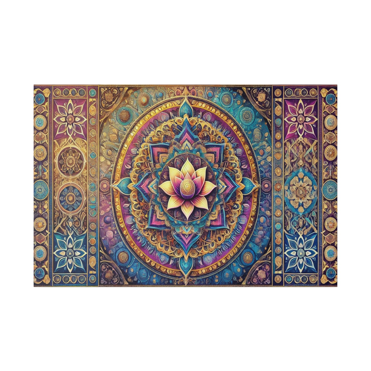 Mandala Blue - Star Jam Wall Art Matte Canvas, Stretched, 0.75"