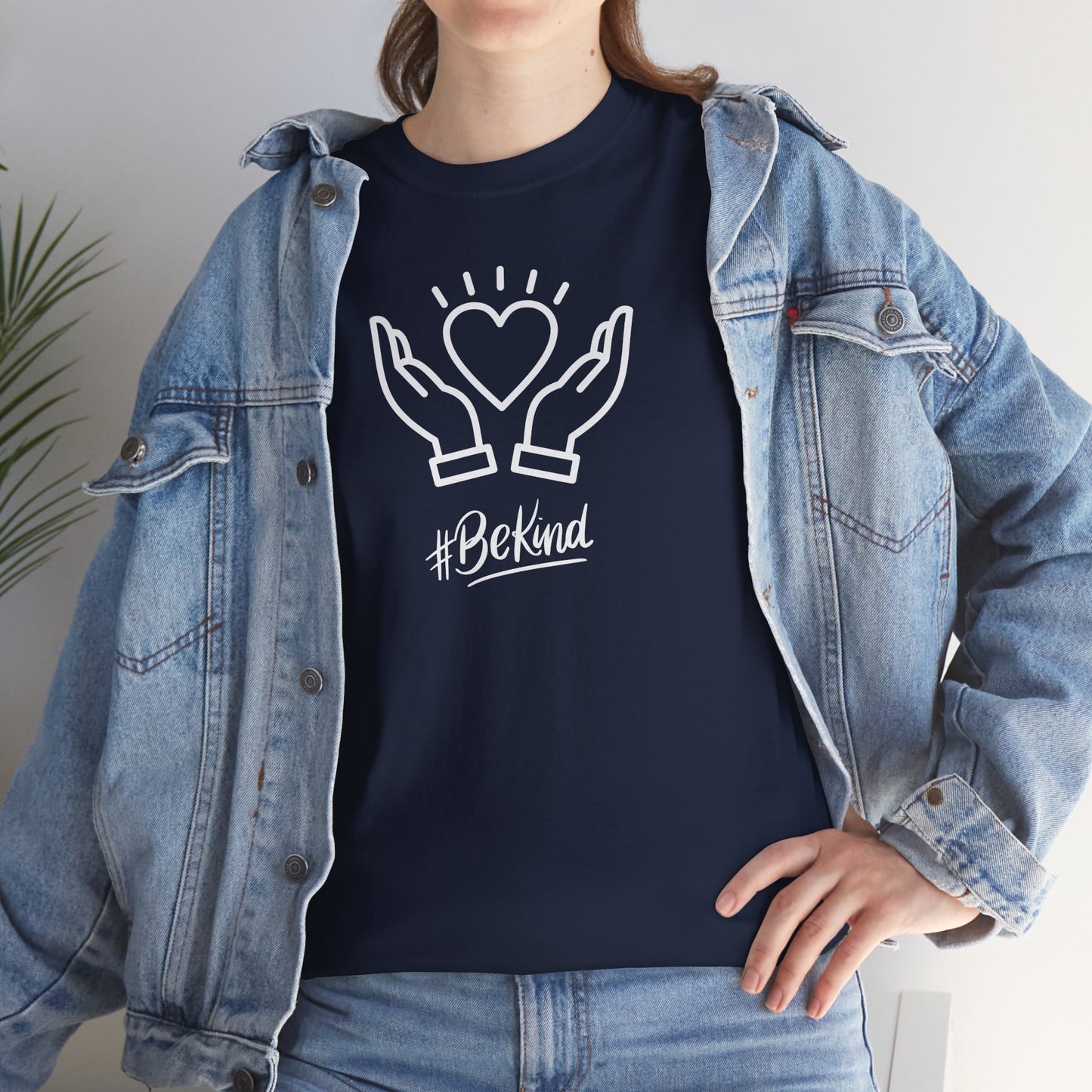 Motivational T-Shirt - #BeKind | Positive Vibes | Unisex Cotton Tee