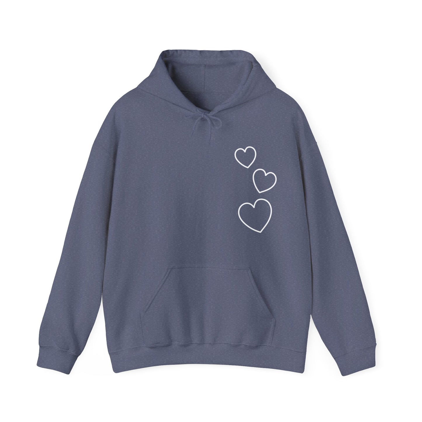 White Hearts Hoodie