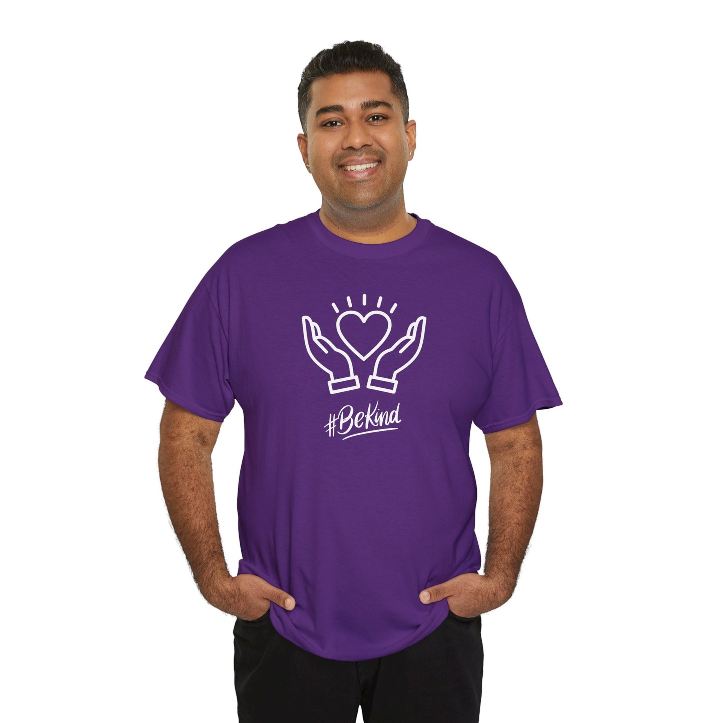 Motivational T-Shirt - #BeKind | Positive Vibes | Unisex Cotton Tee