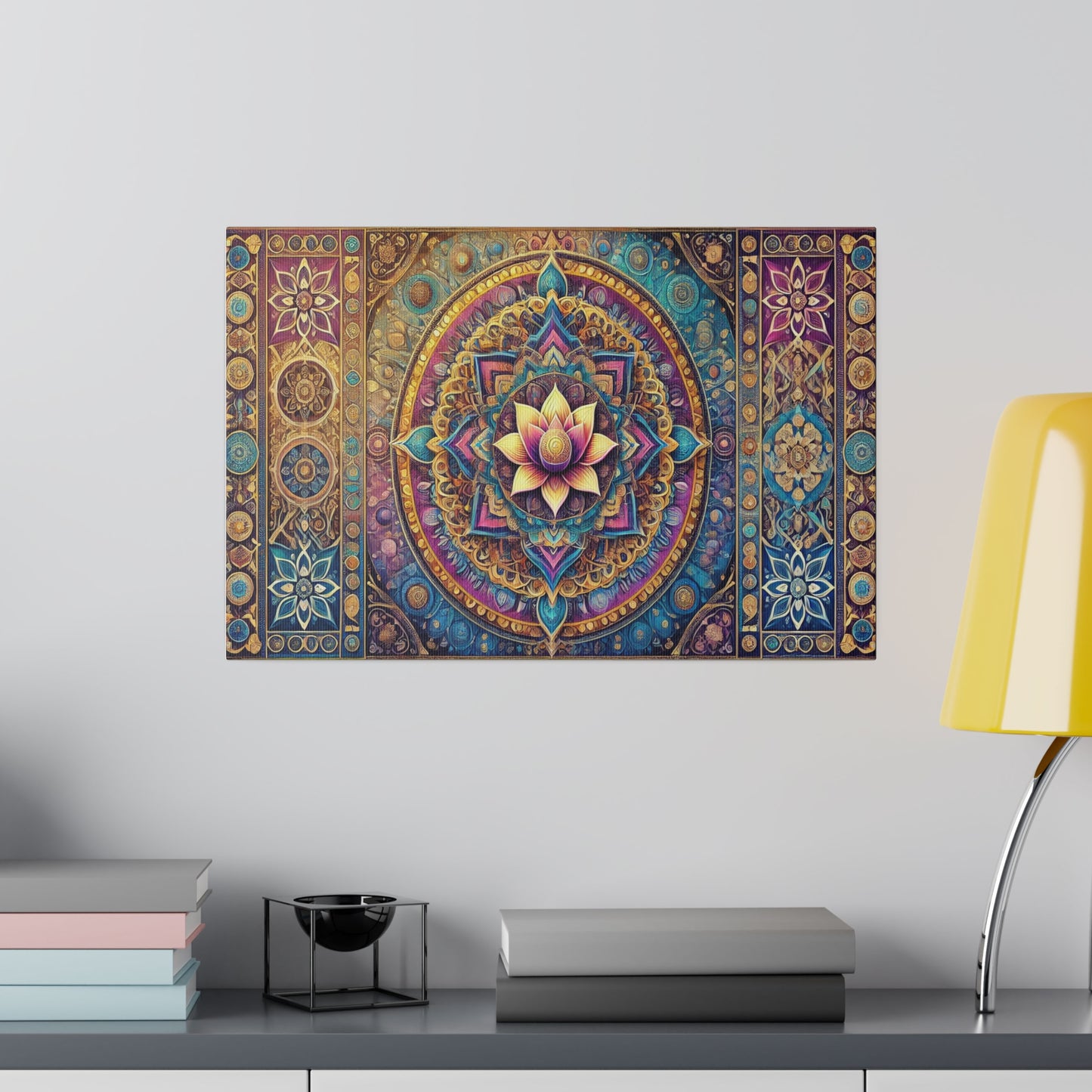 Mandala Blue - Star Jam Wall Art Matte Canvas, Stretched, 0.75"