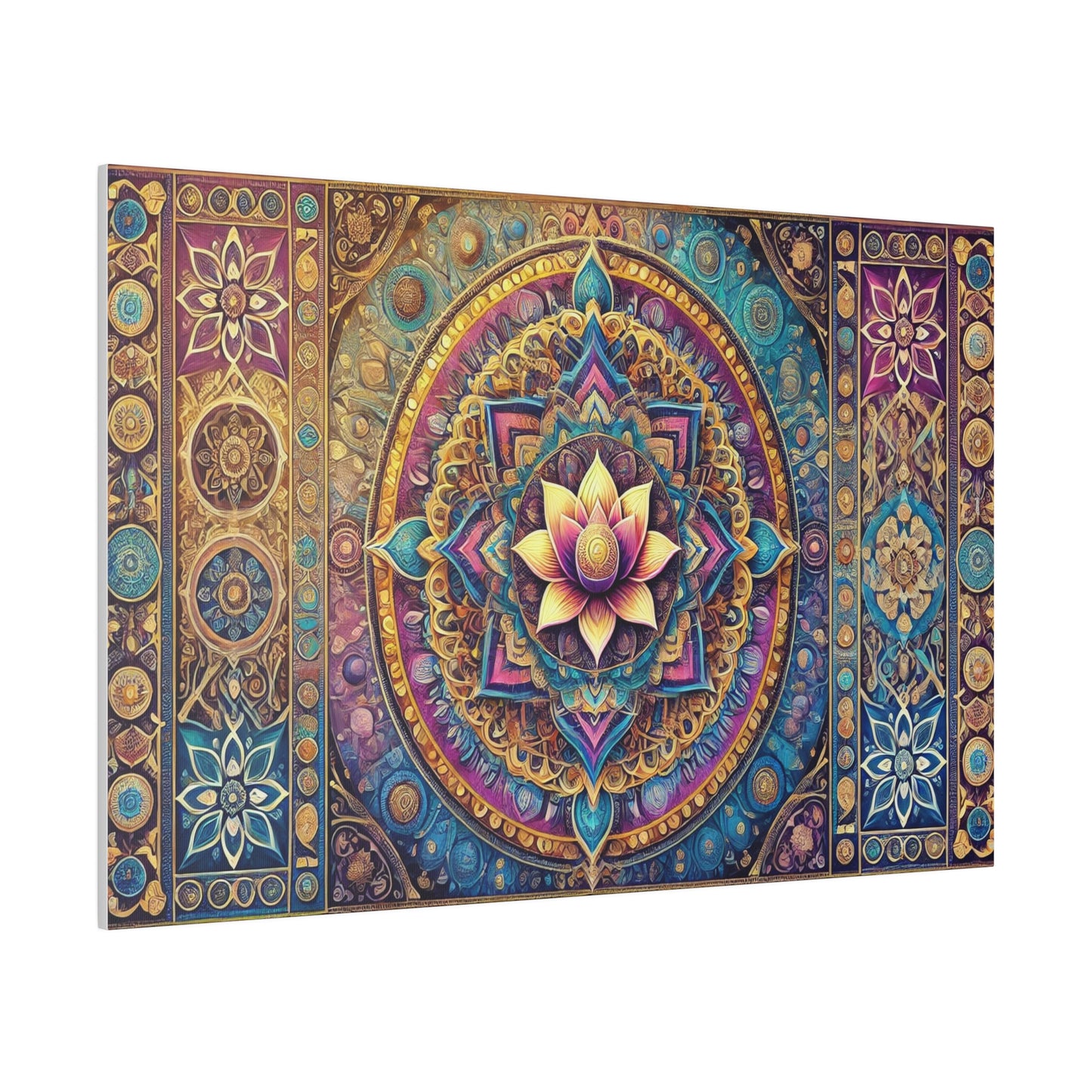 Mandala Blue - Star Jam Wall Art Matte Canvas, Stretched, 0.75"