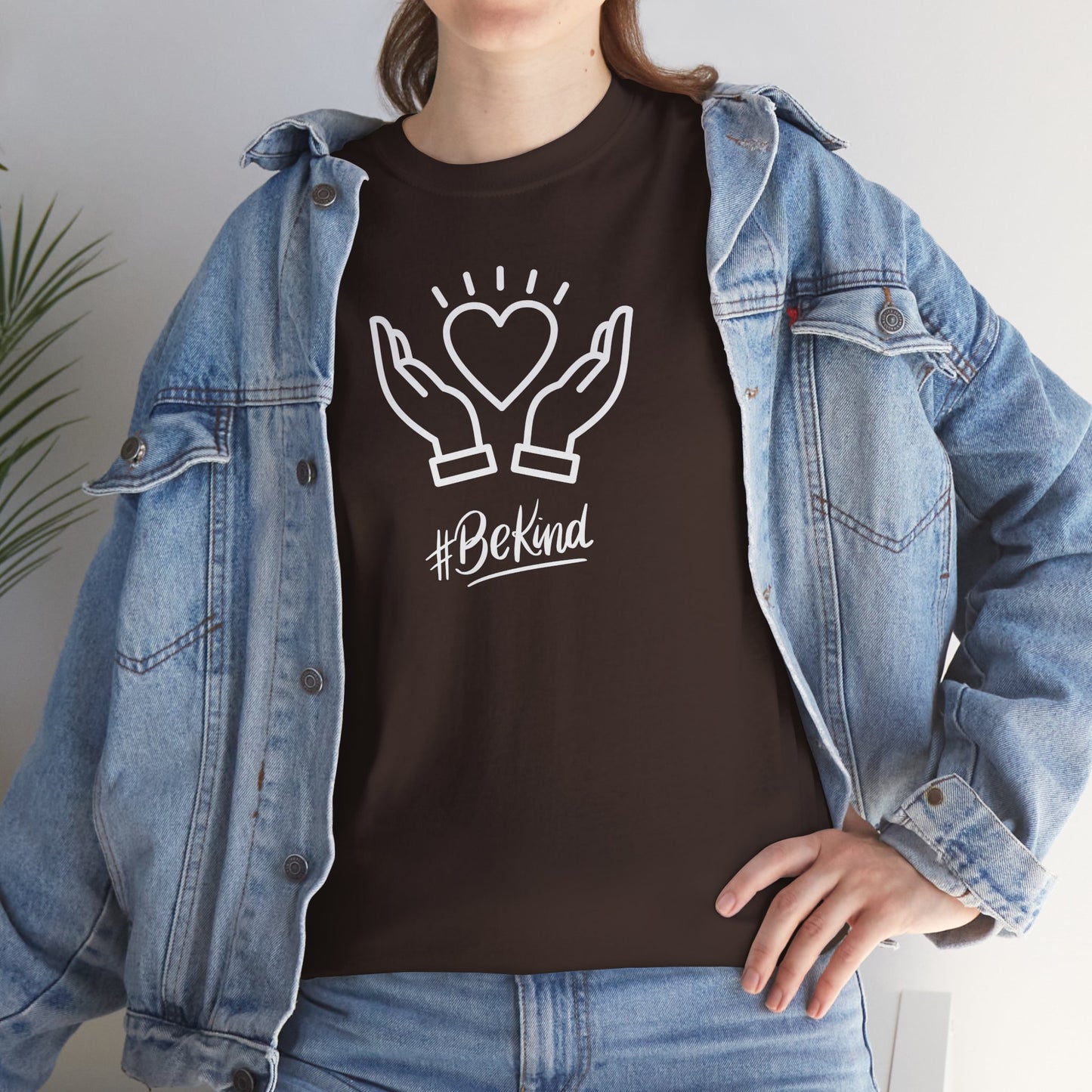 Motivational T-Shirt - #BeKind | Positive Vibes | Unisex Cotton Tee