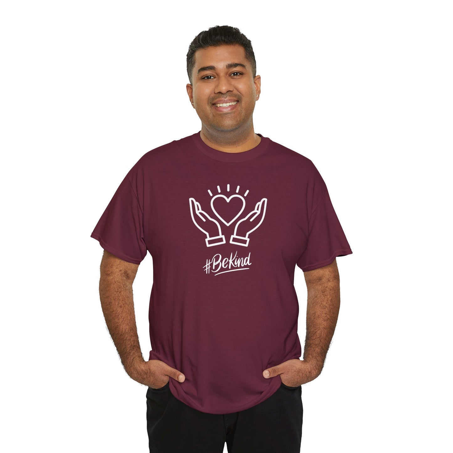 Motivational T-Shirt - #BeKind | Positive Vibes | Unisex Cotton Tee