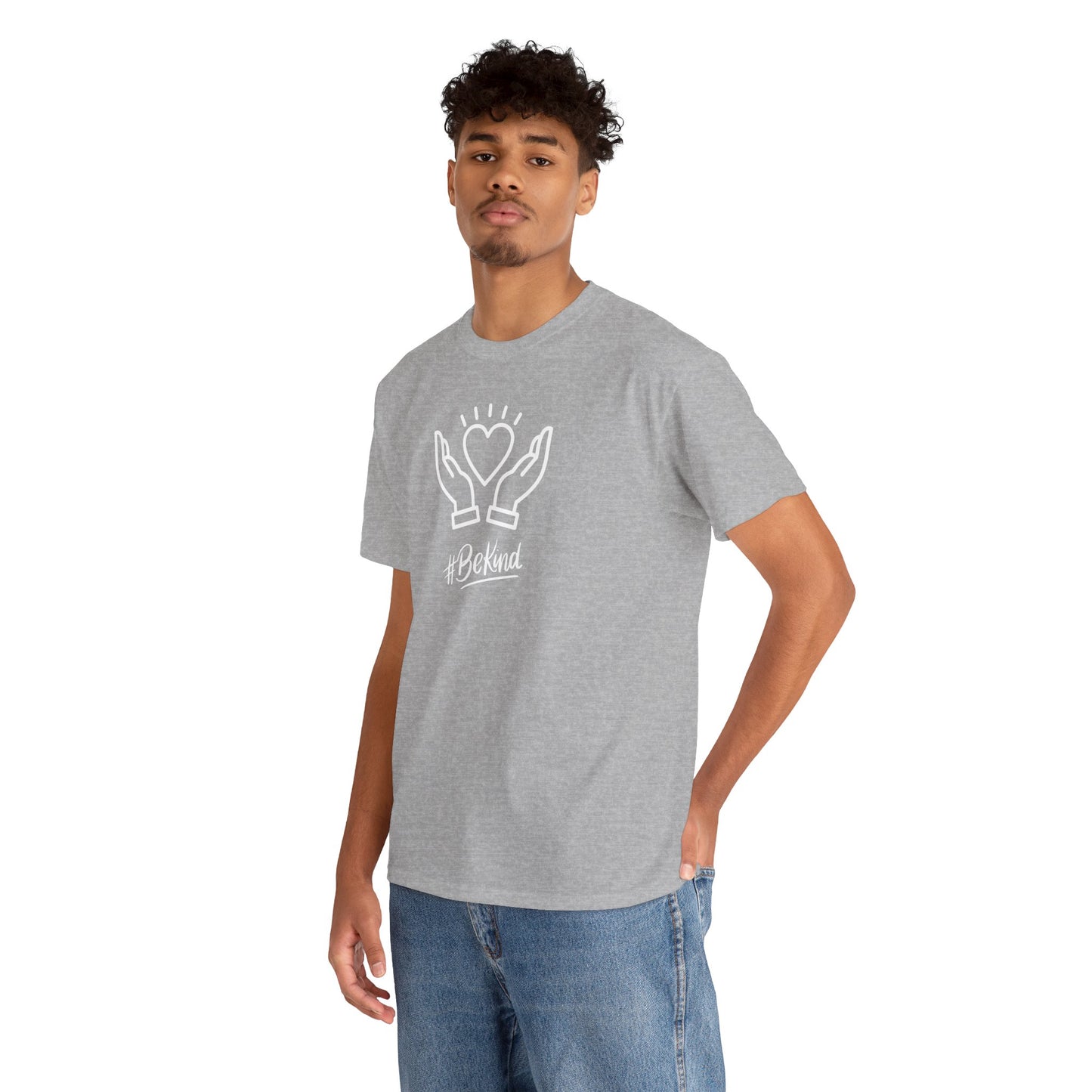 Motivational T-Shirt - #BeKind | Positive Vibes | Unisex Cotton Tee