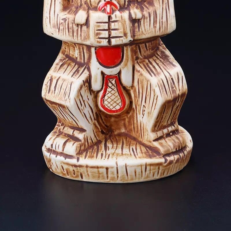 450ml Ceramic Tiki Mug Creative Porcelain Beer Wine Mug Cup Bar Tool - StarJam Gifts