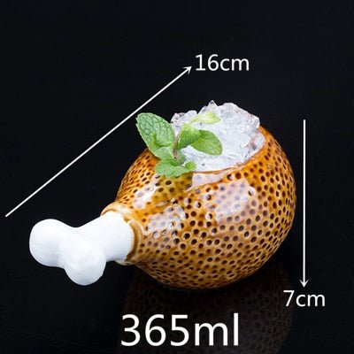 450ml Ceramic Tiki Mug Creative Porcelain Beer Wine Mug Cup Bar Tool - StarJam Gifts
