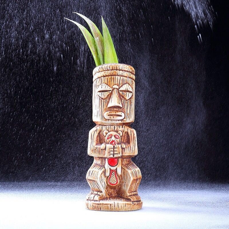 450ml Ceramic Tiki Mug Creative Porcelain Beer Wine Mug Cup Bar Tool - StarJam Gifts