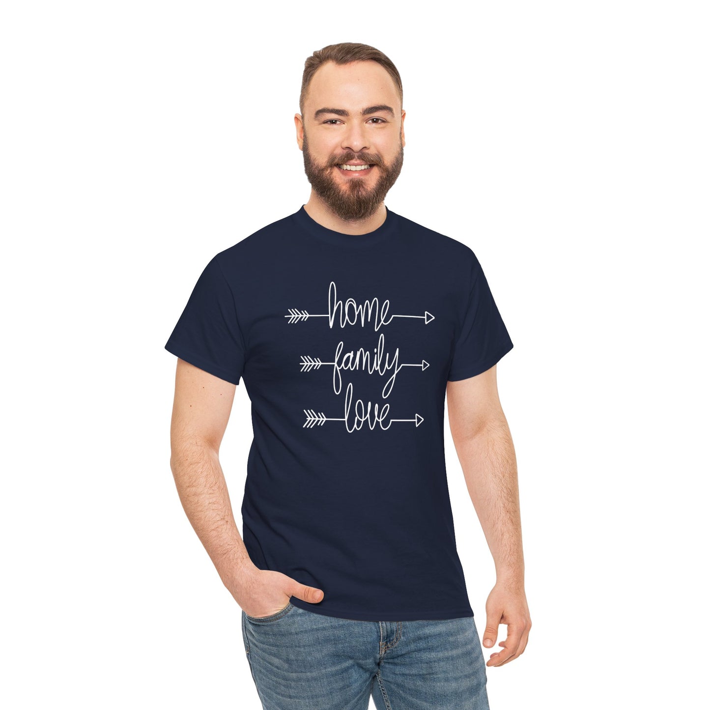Home Family Love Motivational Tee
