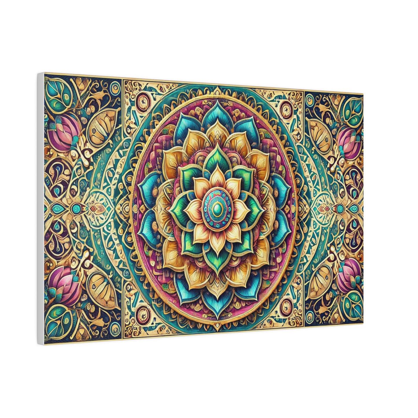 Mandala Orange - Star Jam Wall Art Matte Canvas, Stretched, 0.75"