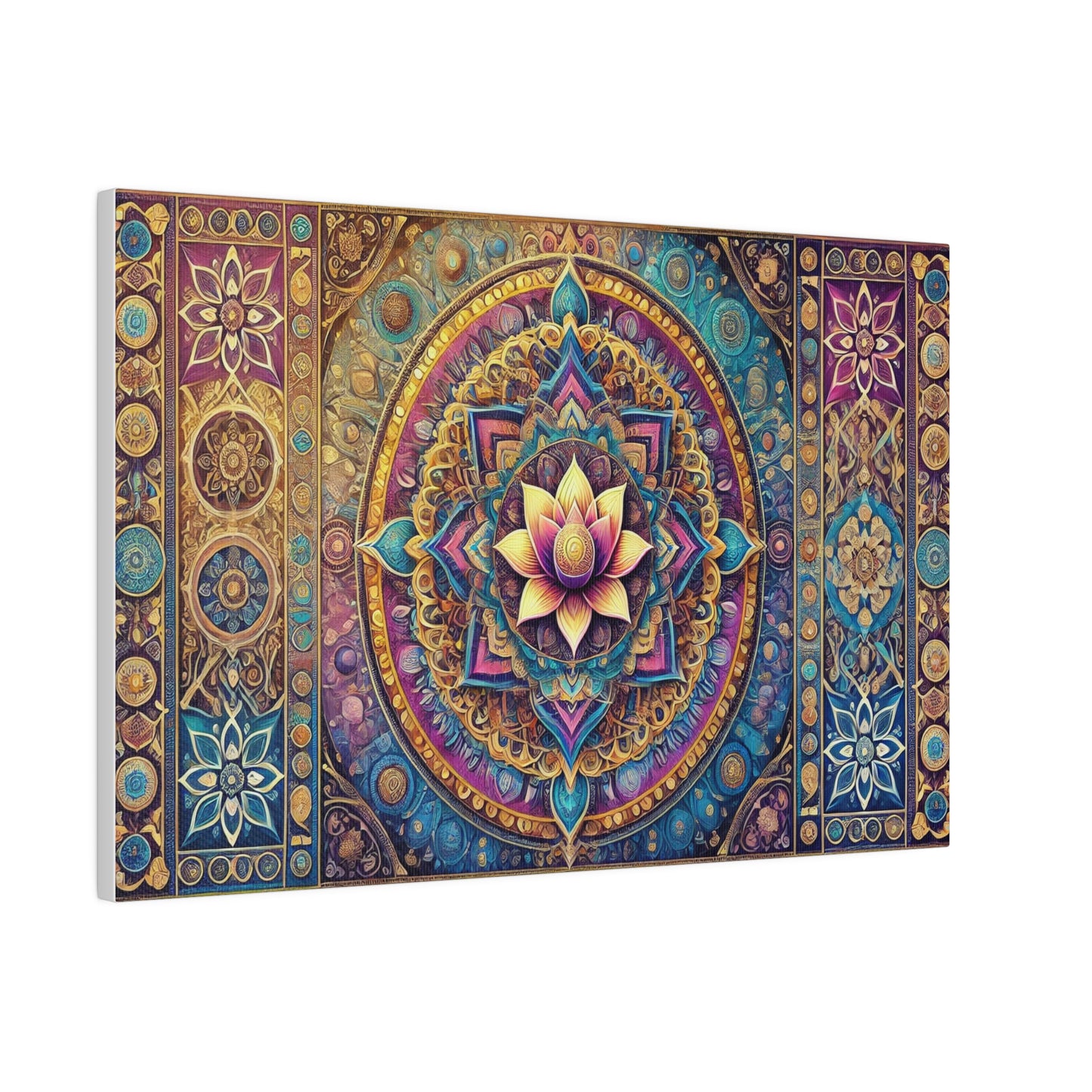 Mandala Blue - Star Jam Wall Art Matte Canvas, Stretched, 0.75"