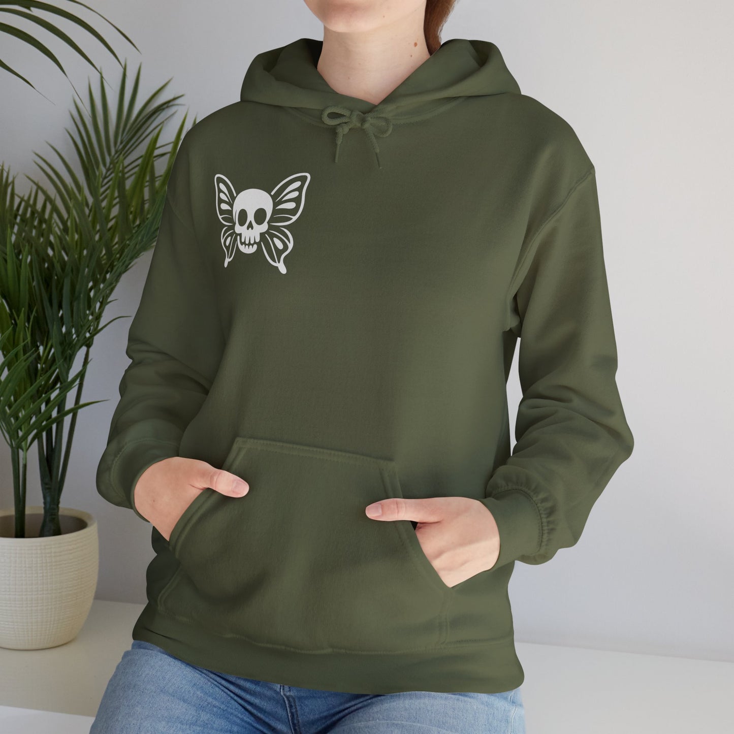 Pretty Skull Hoodie - Unisex Heavy Blend™ Sweatshirt