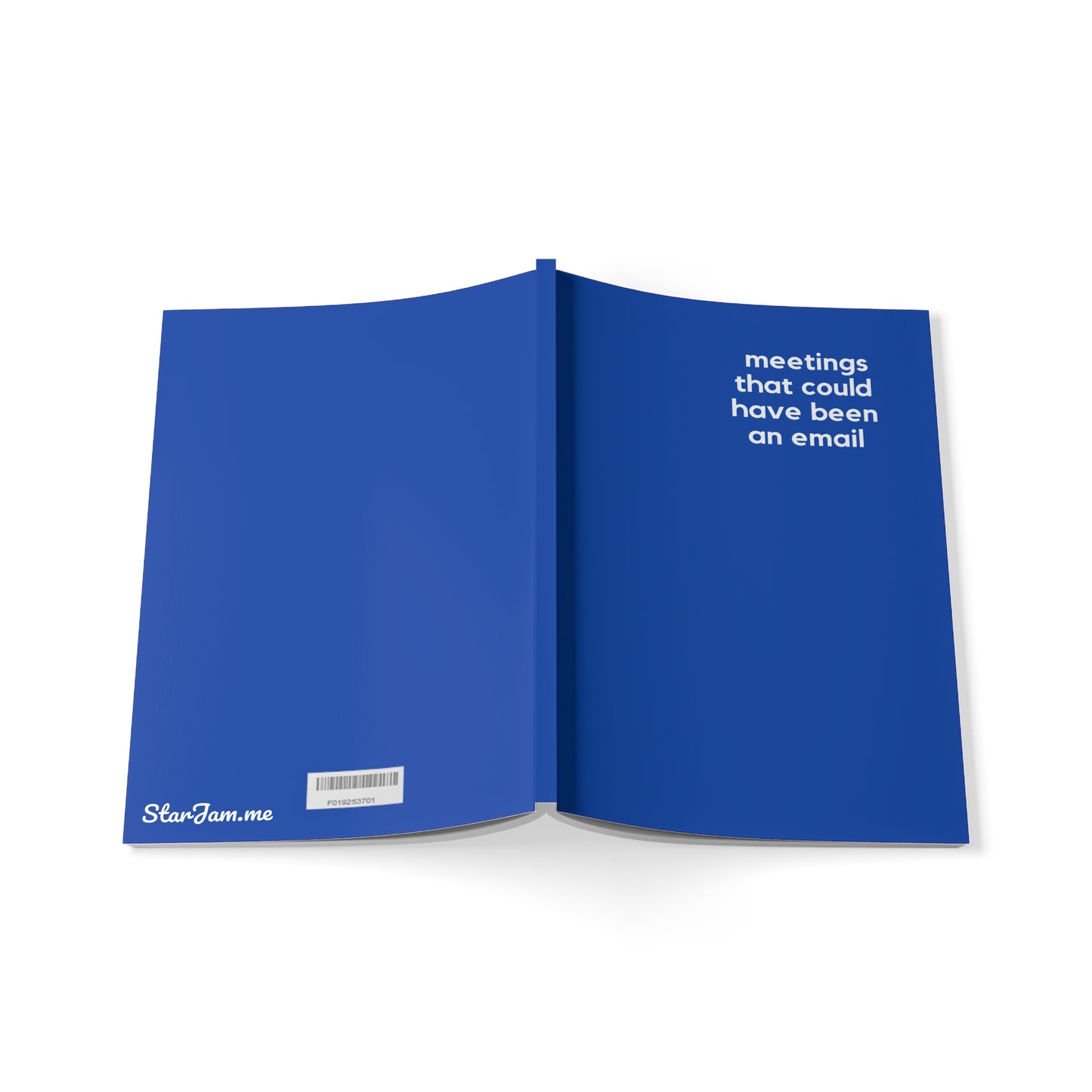 Meetings That Could Be An Email - Naughty Pads - Blue A5 Soft Cover Journal