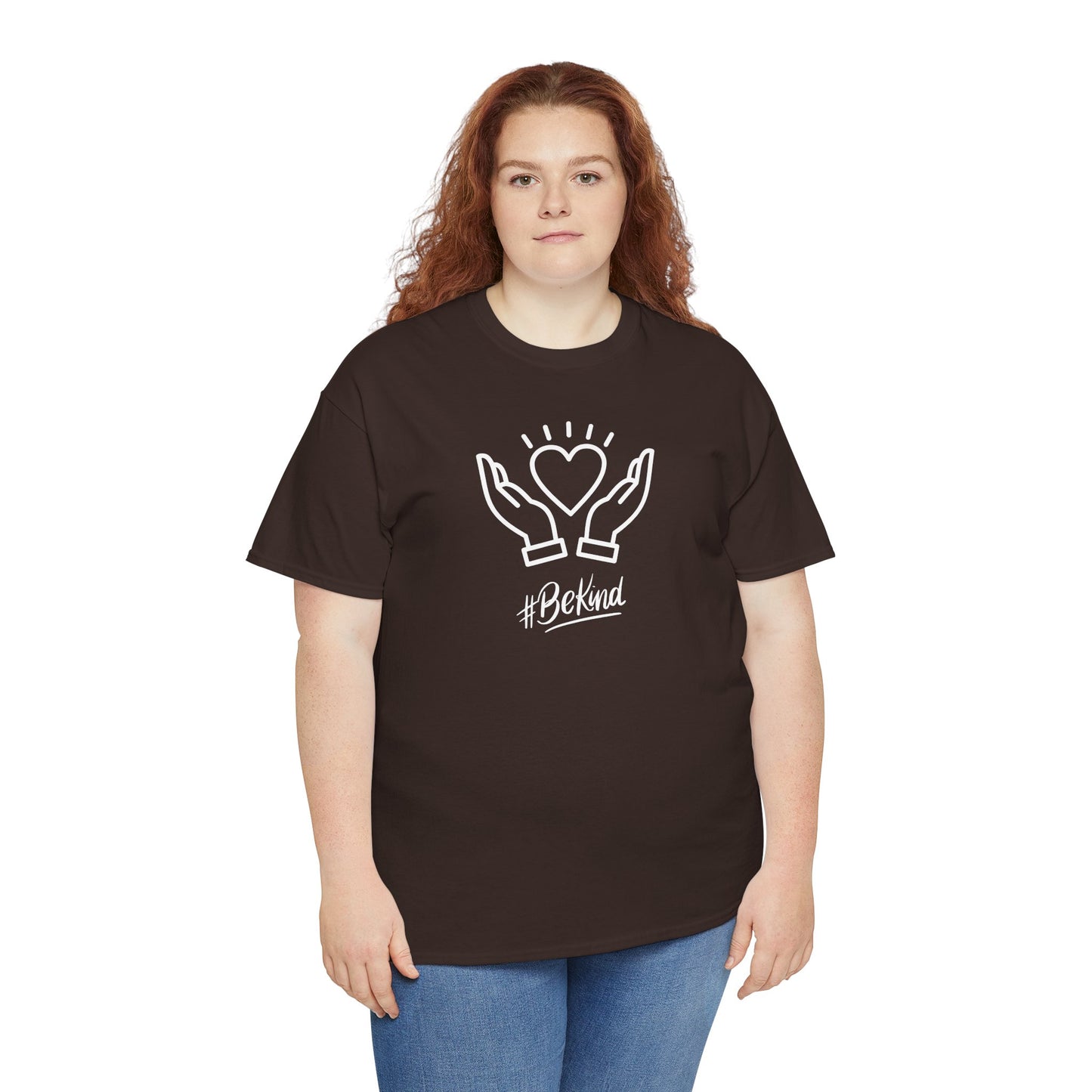 Motivational T-Shirt - #BeKind | Positive Vibes | Unisex Cotton Tee