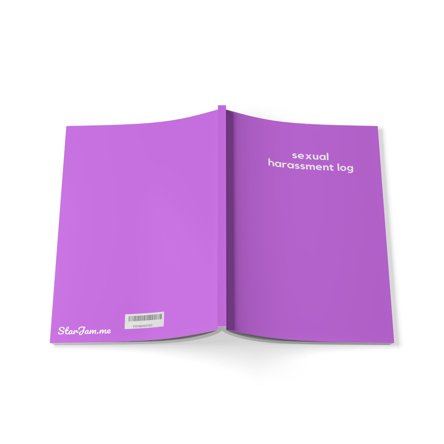 Sexual Harassment Log - Naughty Pads - Purple A5 Soft Cover Journal