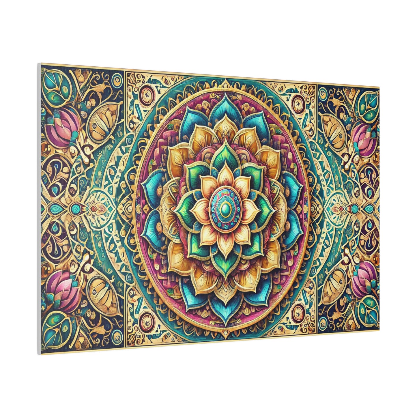 Mandala Orange - Star Jam Wall Art Matte Canvas, Stretched, 0.75"
