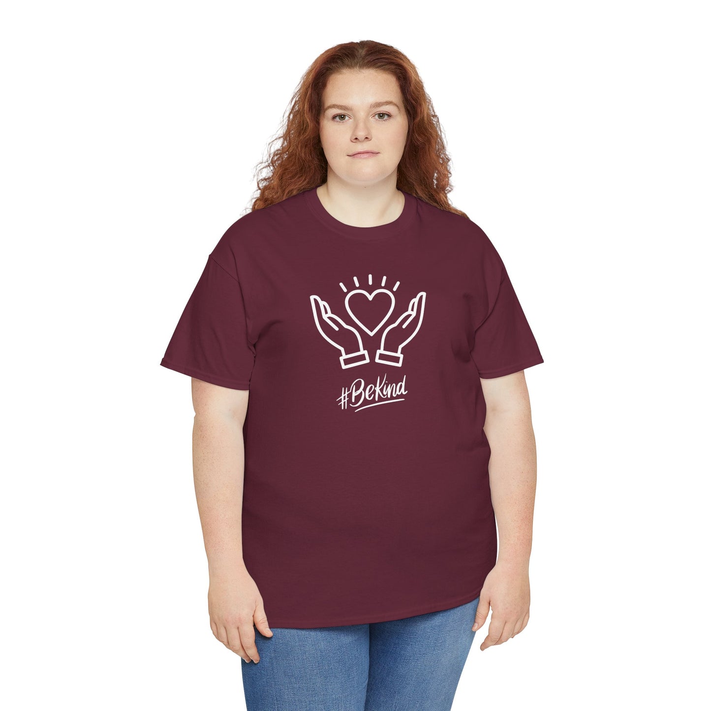Motivational T-Shirt - #BeKind | Positive Vibes | Unisex Cotton Tee