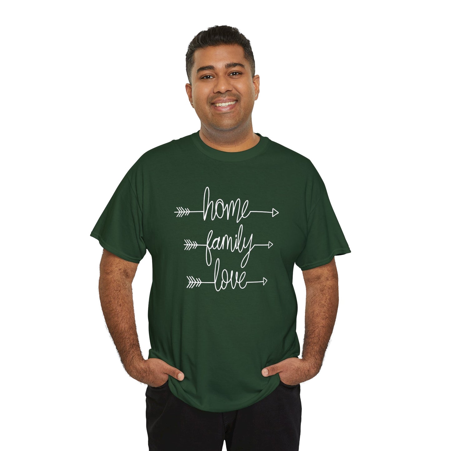 Home Family Love Motivational Tee