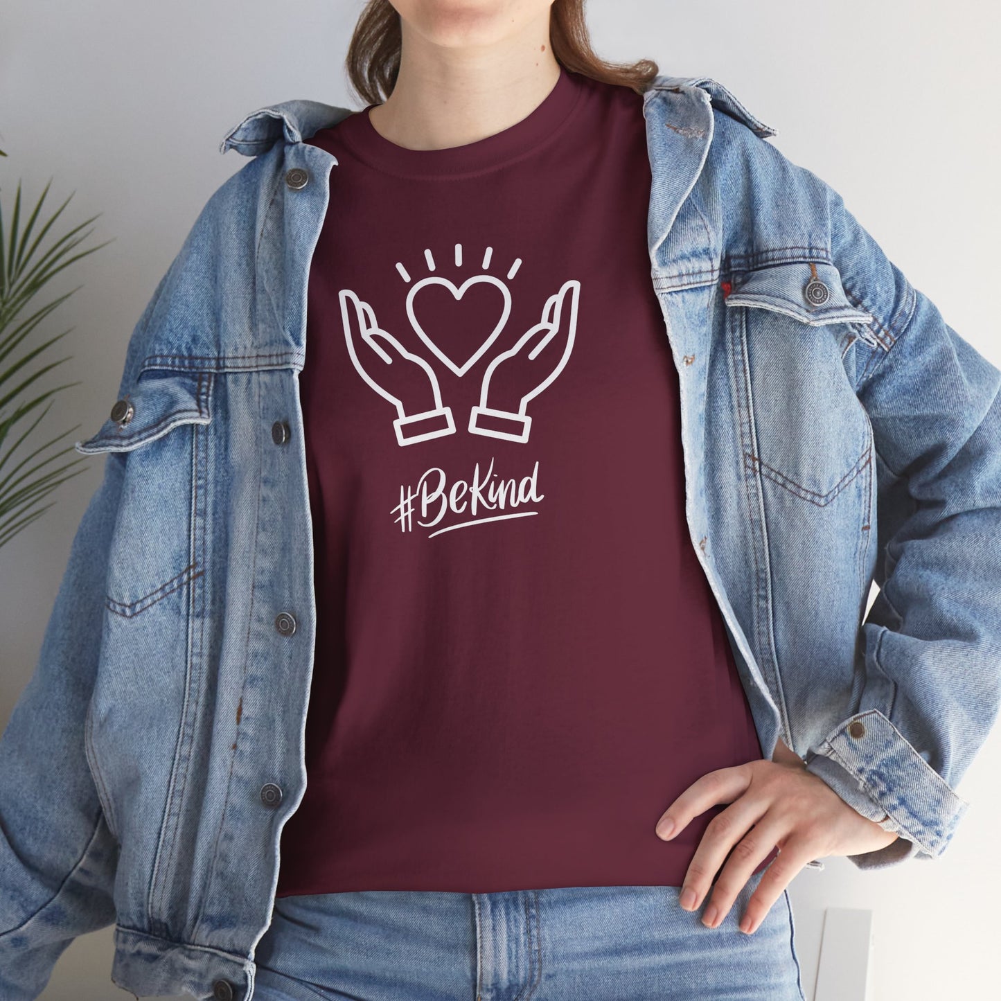 Motivational T-Shirt - #BeKind | Positive Vibes | Unisex Cotton Tee
