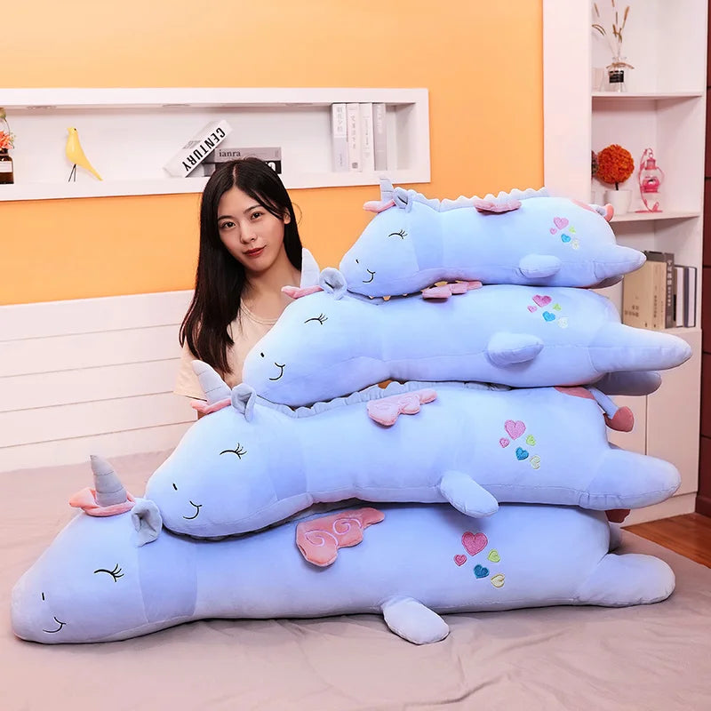 Giant Soft Toy Unicorn Angel Pillow