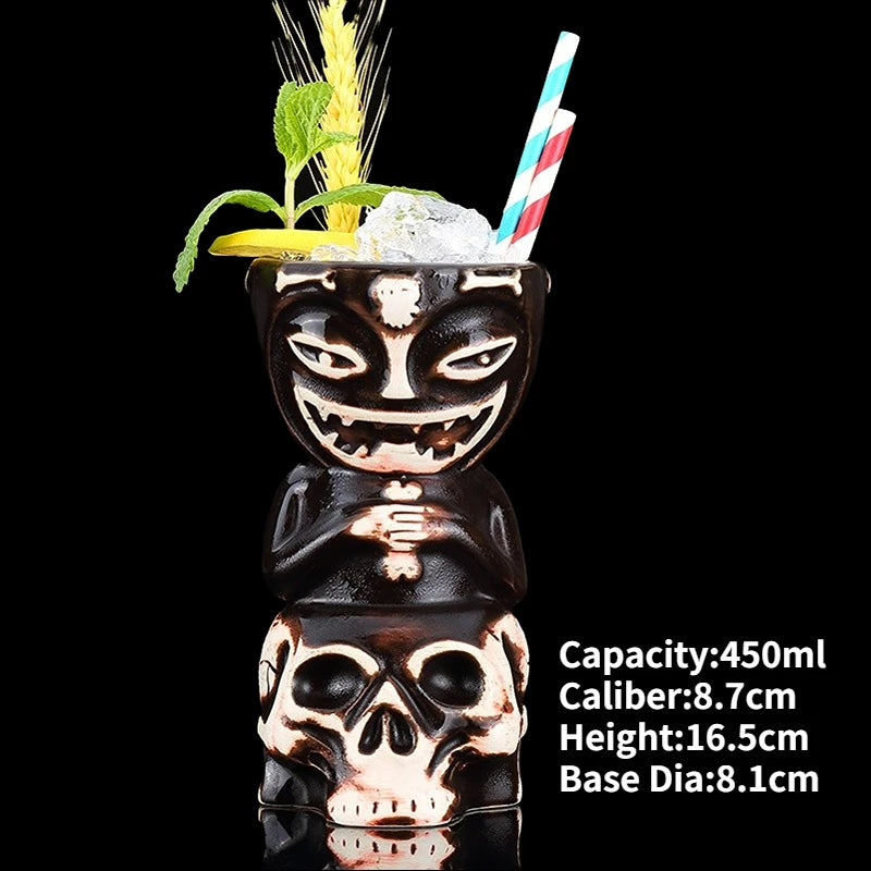Ceramic Tiki Party Mugs