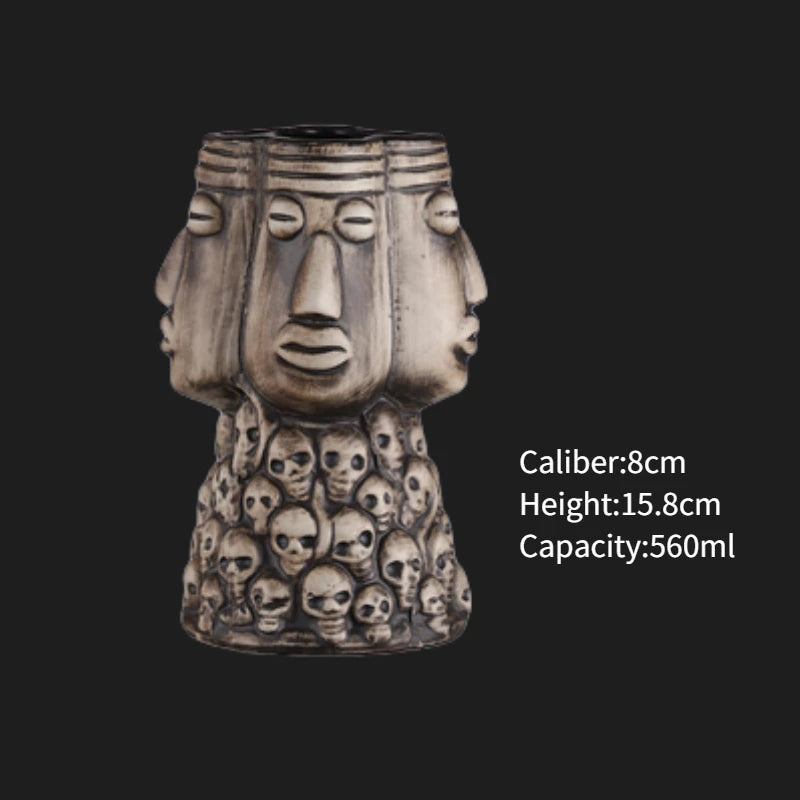 Ceramic Tiki Party Mugs
