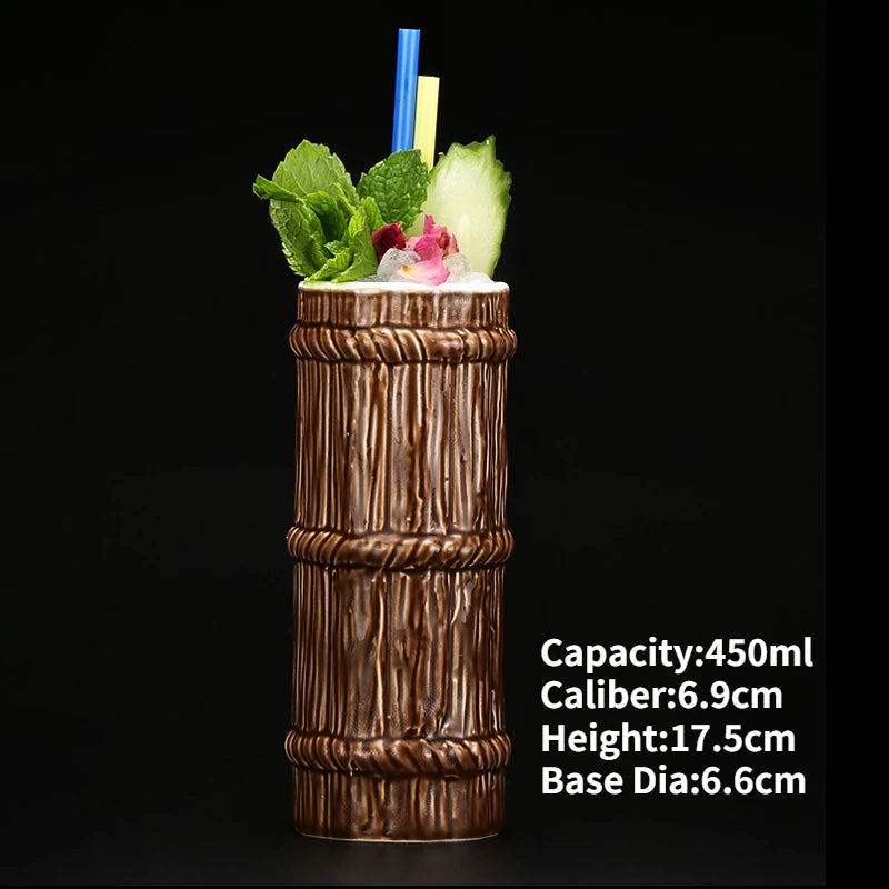 Ceramic Tiki Party Mugs