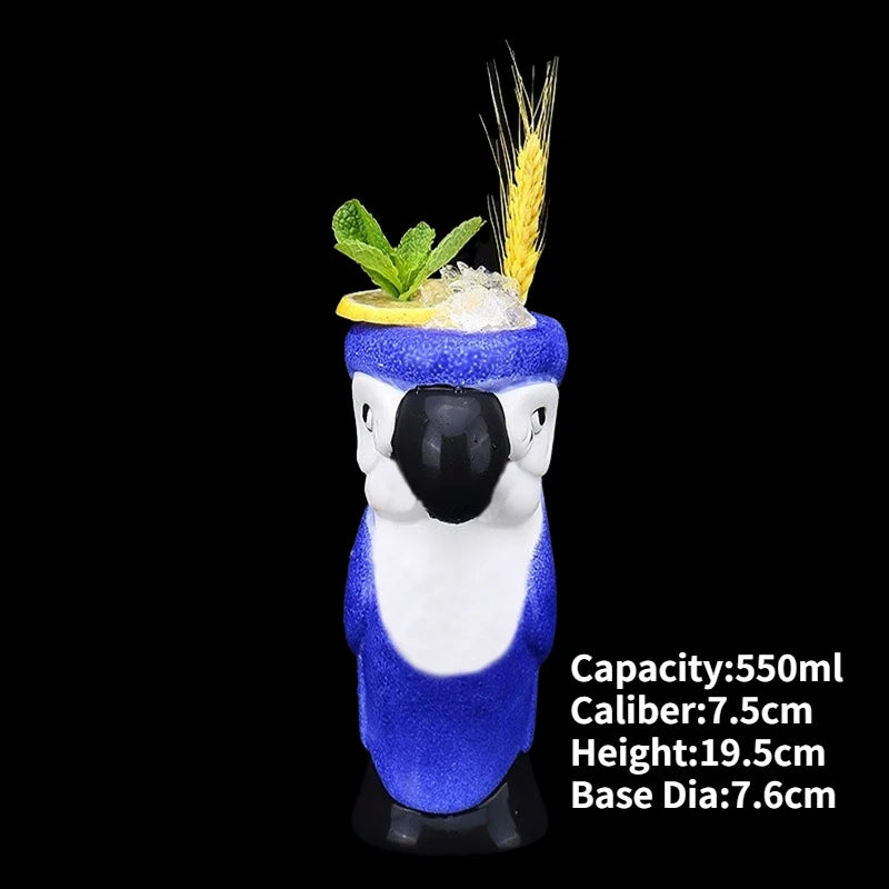 Ceramic Tiki Party Mugs