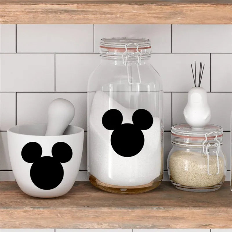 Disney Mickey Minnie Portrait Wall Stickers Kids Rooms Mural