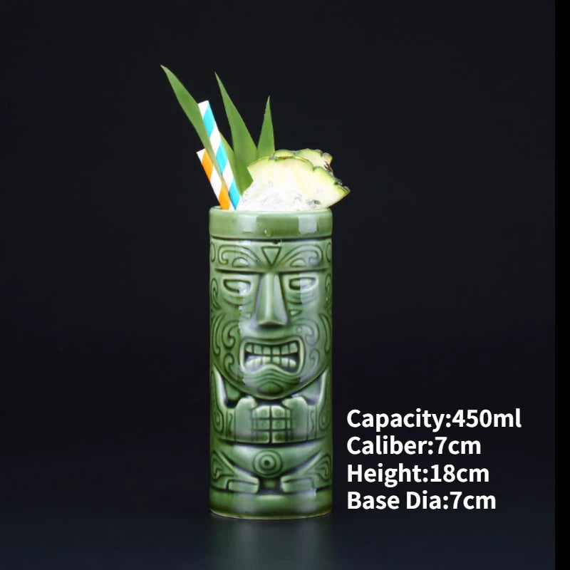 Ceramic Tiki Party Mugs