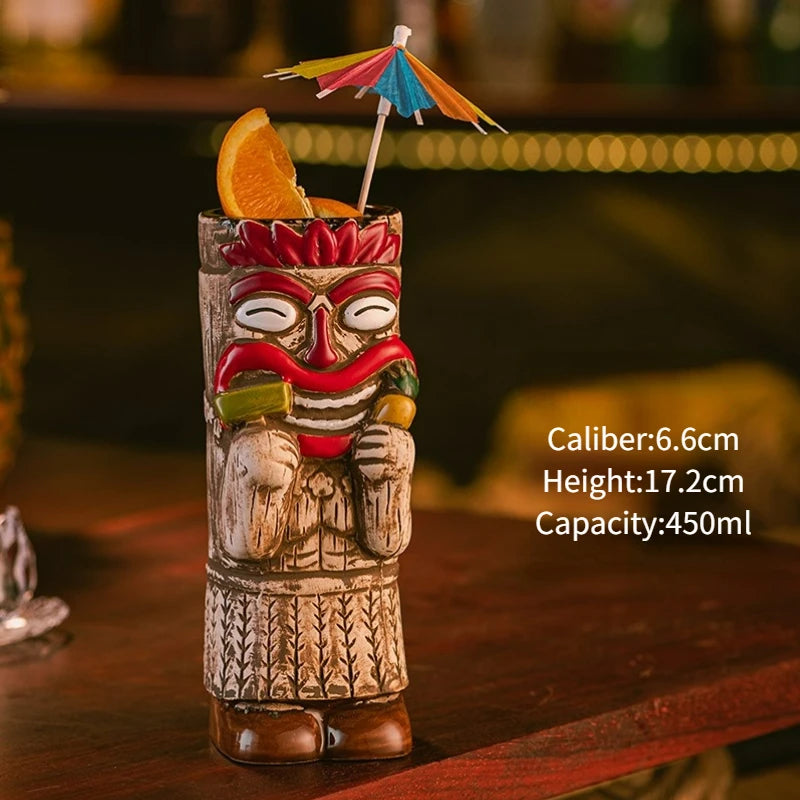 Ceramic Tiki Party Mugs