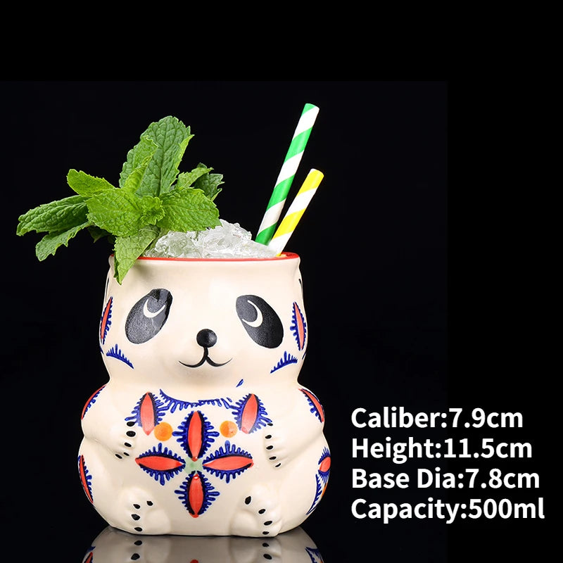Ceramic Tiki Party Mugs