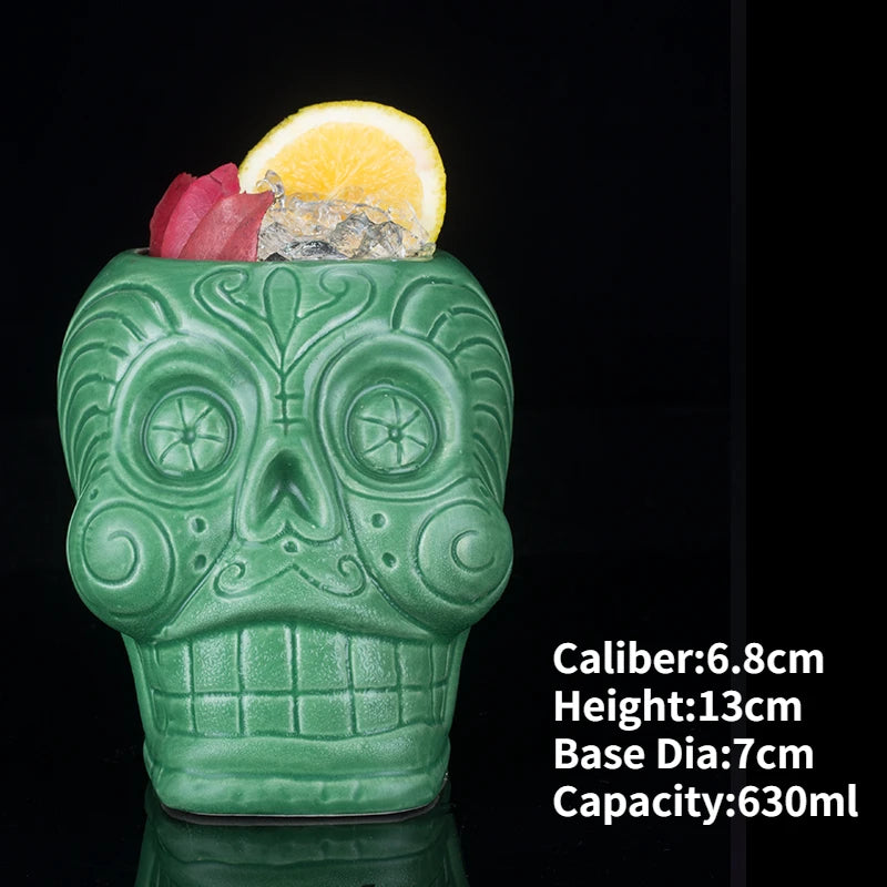 Ceramic Tiki Party Mugs