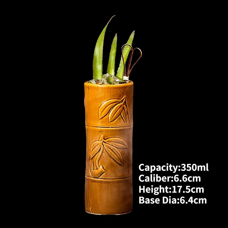Ceramic Tiki Party Mugs