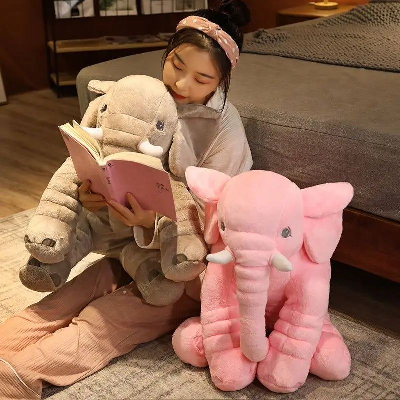 Animal Plush Elephant Pillow Pet – Soft Stuffed Pillow Toy for Kids XL (60cm)