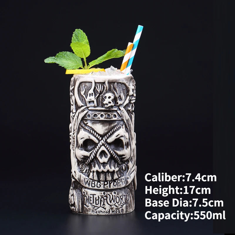 Ceramic Tiki Party Mugs