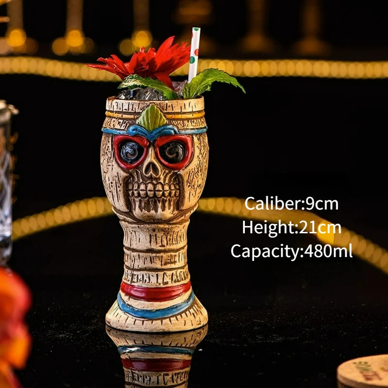 Ceramic Tiki Party Mugs