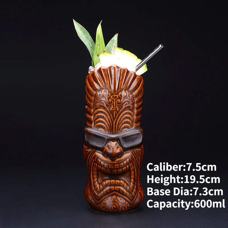 Ceramic Tiki Party Mugs