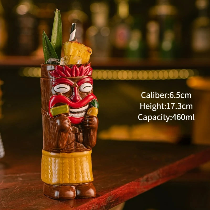 Ceramic Tiki Party Mugs