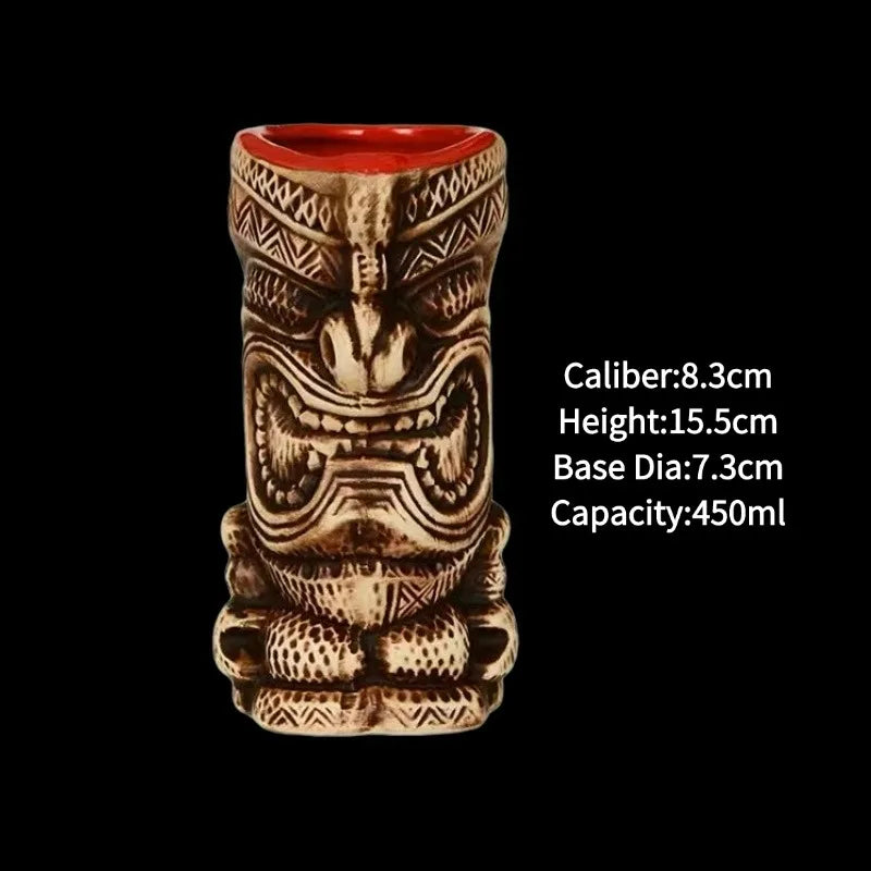 Ceramic Tiki Party Mugs